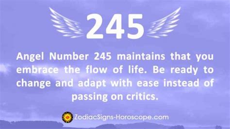 245 Angel Number Meaning